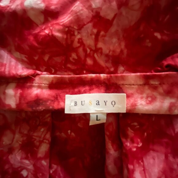 Busayo Brocade and Eyelet Lace Dress, Sz L - Picture 4 of 5